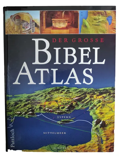 Pattloch Bibel Atlas Hardcover Landkarte Geographie Heiliges Land Studienhilfe