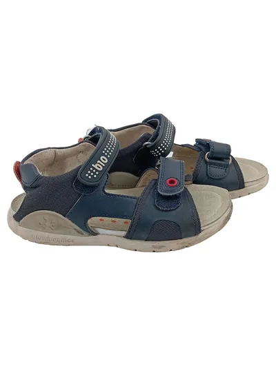 BIOMECANICS Sandalen Kinder Gr. 27 Blau Casual Sportlich Bequem Klettverschluss