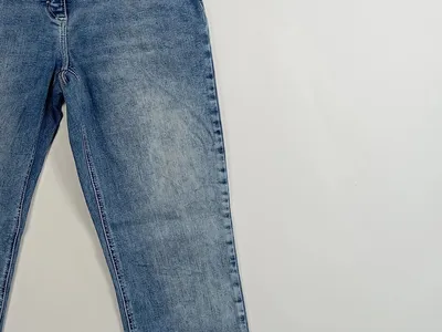 Betty Barclay Damen Jeans Slim Fit Gr. 36 Blau Stretch Denim