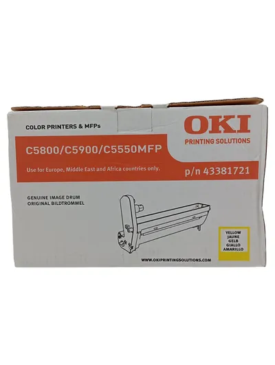 OKI Bildtrommel 43381721 Gelb für C5800 C5900 C5550MFP Drucker