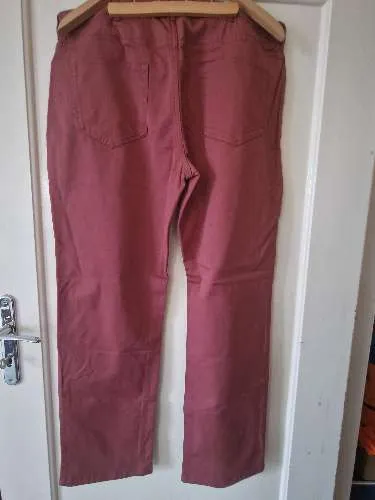 Charles Tyrwhitt Herren Stoffhose Chinohose Rosa W38 Baumwolle