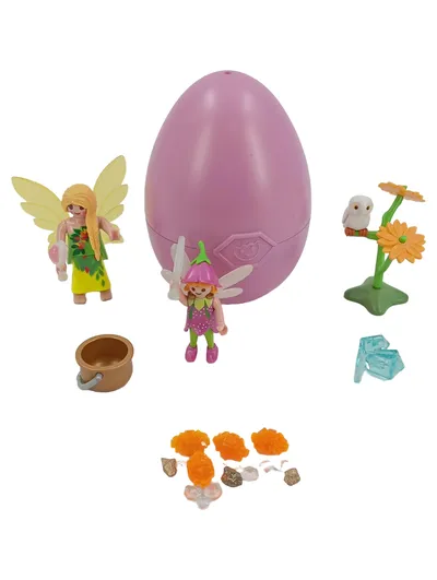 PLAYMOBIL Elfen Ei Eule Spielfiguren-Set Rosa Kinder ab 4 Jahre
