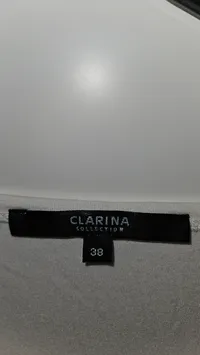 CLARINA COLLECTION Damen T-Shirt Gr. 38 Weiß Tropical Print Kolibri 4