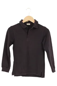 CYRILLUS Kinder Langarmshirt Polokragen Gr. 152 Schwarz Klassisch 1
