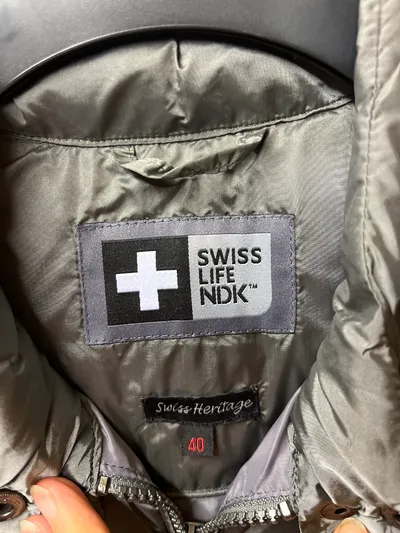 Swiss Heritage NDK Damen Steppweste Gr. 40/L Grau Outdoor Weste