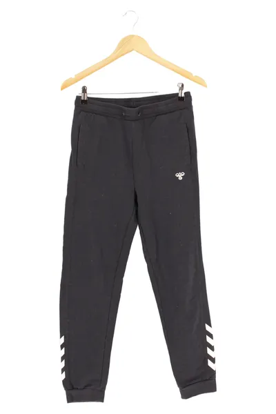 Hummel Kinder Stoffhose Gr. 164 Schwarz Sportlich Trainingshose