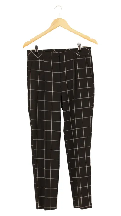 ONE MORE STORY Damen Stoffhose 36 Schwarz Kariert Business Elegant