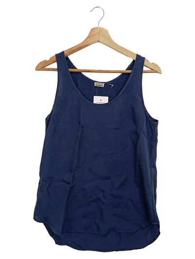 CLOSED Top Damen Gr. 34/XS Blau Cupro Klassisch Elegant Tanktop