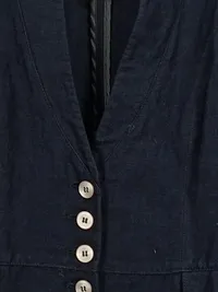 Apanage Blazer Damen Gr. 36 S Blau Viskose Leinen Business Jacke 5