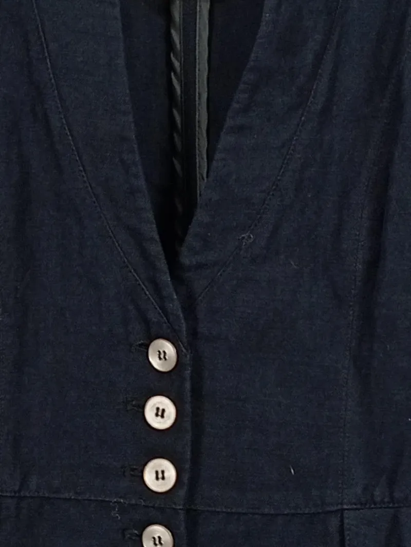 Apanage Blazer Damen Gr. 36 S Blau Viskose Leinen Business Jacke 5