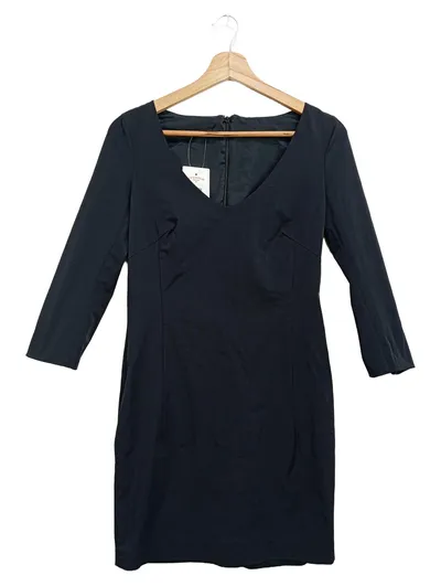 PATRIZIA PEPE Businesskleid Damen Gr. 40/L Schwarz Elegant Etuikleid