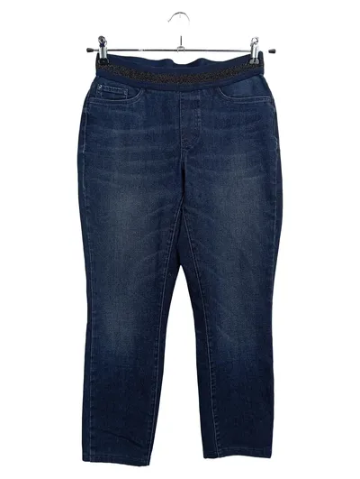 CAMBIO Damen Jeans Straight Leg W29/38 Blau Casual Stretch Hose Modell 380182