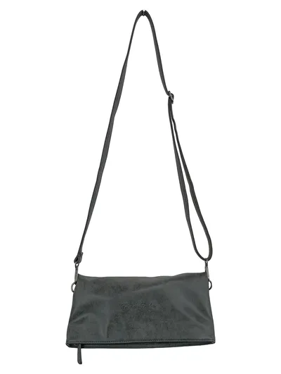 FRITZI AUS PREUßEN Damen Umhängetasche Grau Vintage Streetwear 27x13cm