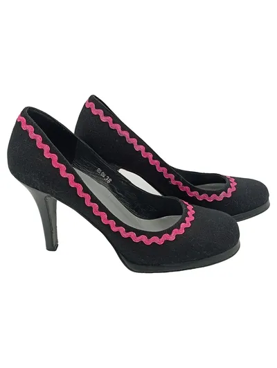 SHELLYS LONDON Pumps Damen Gr. 38 Schwarz Vintage Elegant