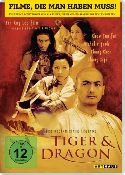 Tiger & Dragon DVD Actionfilm Ang Lee Chow Yun Fat Michelle Yeoh Arthaus