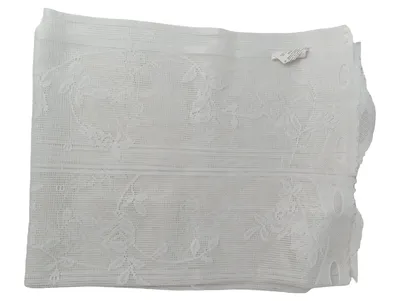 ABBYSON LIVING Vorhang Weiß Klassisch Floral Polyester 61x140 cm