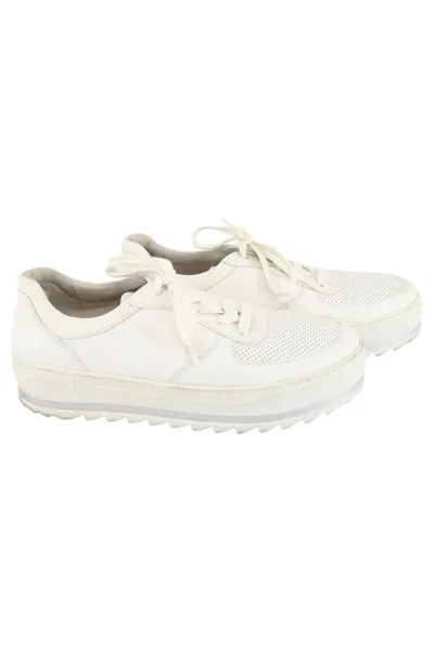 GABOR Damen Sneaker low Gr. 41.5 Weiß Casual Streetwear