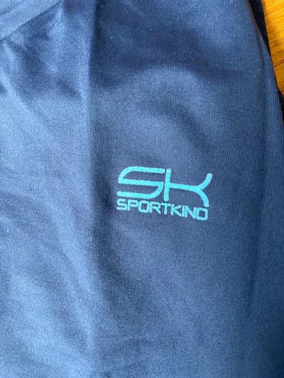 Sportkind Damen Sport Top Tanktop Fitness Laufshirt Blau Gr. 36/S
