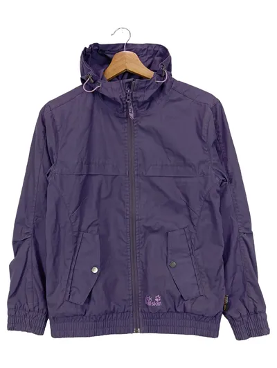JACK WOLFSKIN Kinder Outdoorjacke Lila Gr. 122 Kapuze Polyester Baumwolle