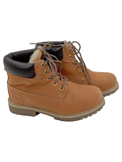 DOCKERS Kinder Stiefel 31 Braun Outdoor Boots Schnürstiefel Herbst Winter
