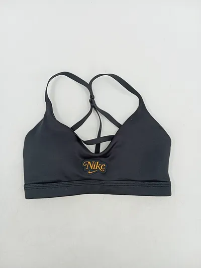 Nike Indy Sport BH Damen Polyester Schwarz Fitness Yoga Träger