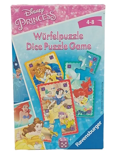 Ravensburger Disney Princess Würfelpuzzle Würfelspiel Prinzessinnen 4-8 Jahre