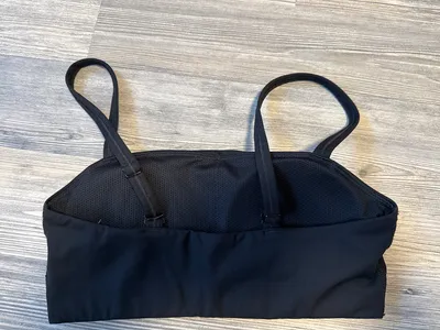 Nike Swoosh Sport BH Damen Polyester Schwarz Größe M Fitness