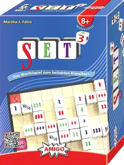 AMIGO SET Würfelspiel Familienspiel Gesellschaftsspiel Logikspiel ab 8 Jahre