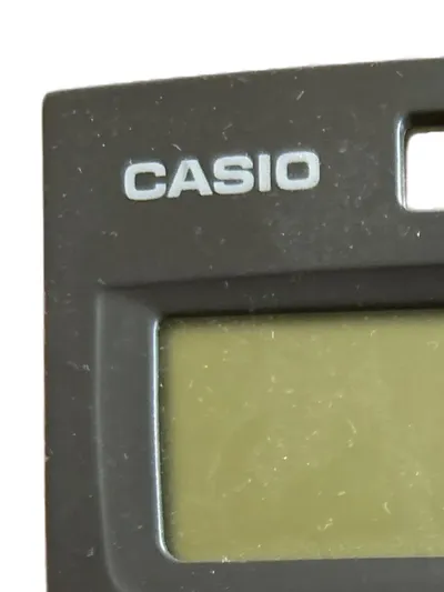 Casio MX-8S Taschenrechner Solar Batterie Tischrechner Büro Schwarz
