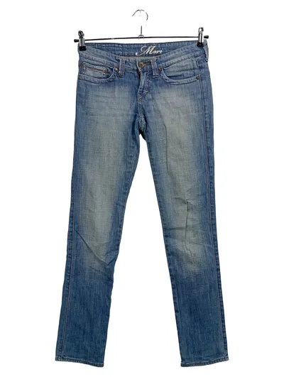 MAVI Damen Jeans Straight Leg W26/L32 Blau Baumwolle Elasthan Lindy