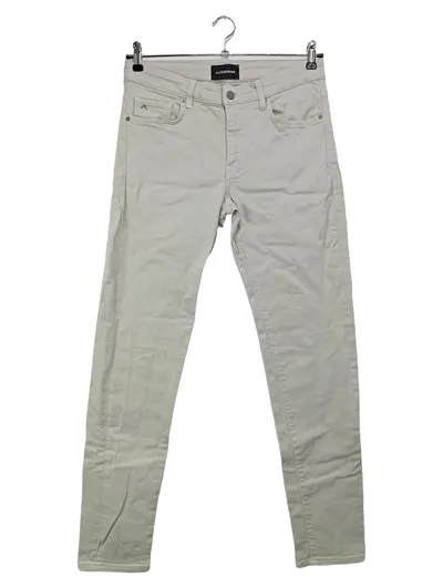 J. LINDEBERG Herren Jeans Straight Leg W32/L34 Grau Casual Jay Solid Stretch