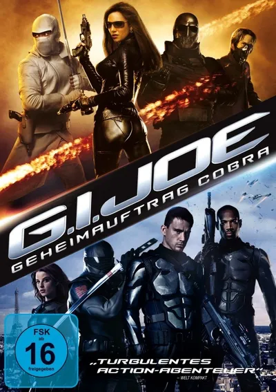 G.I. Joe - Geheimauftrag Cobra DVD Actionfilm Stephen Sommers FSK 16