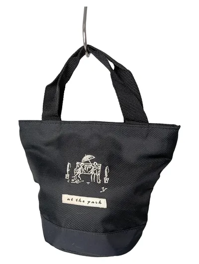 GAP Henkeltasche Damen Schwarz Nylon Casual Klein 21x17cm