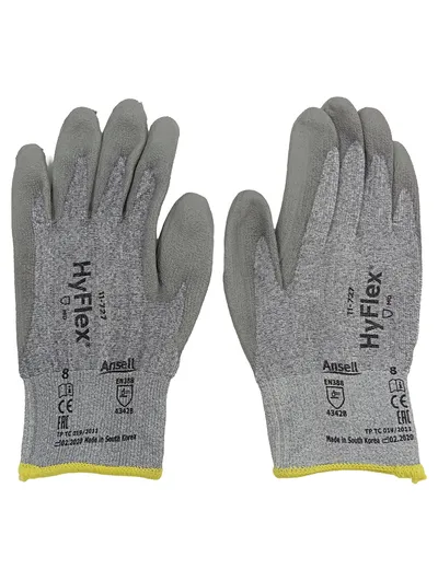 ANSELL HyFlex 11-727 Arbeits- Schutzhandschuhe Größe 8 Grau Unisex