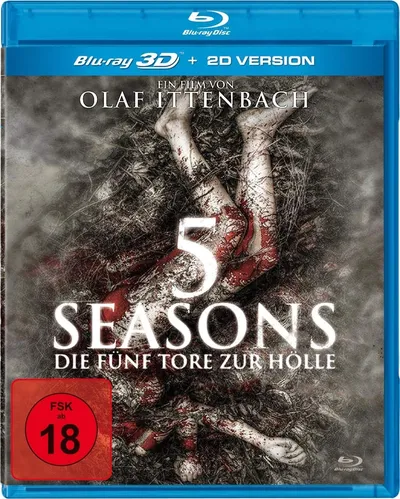 5 Seasons Blu-Ray Uncut 3D 2D Horror Rache Olaf Ittenbach