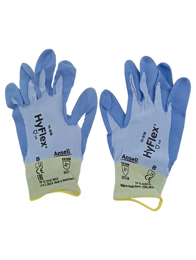 ANSELL HyFlex 11-518 Arbeits-Schutzhandschuh Unisex Größe 8 Blau