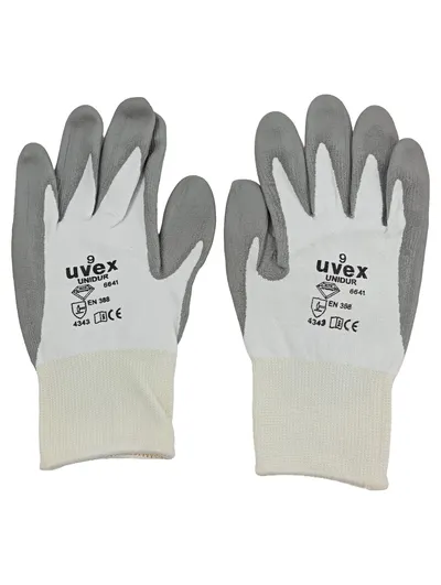 UVEX UNIDUR 6641 Arbeits- und Schutzhandschuh Größe 9 Grau Unisex