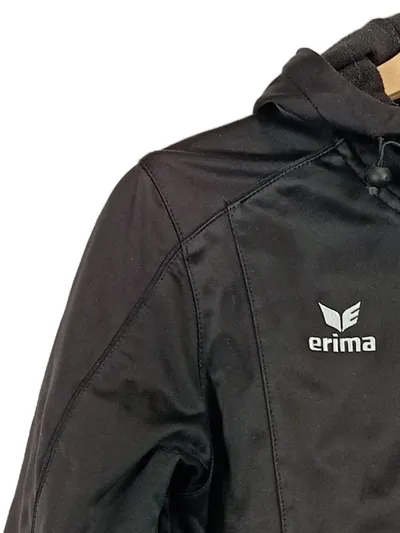 ERIMA Damen Trainingsjacke Softshell Kapuze Schwarz Gr. 38/M
