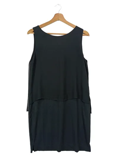 MASSIMO DUTTI Etuikleid Damen Gr. 36/S Schwarz Klassisch Elegant Business