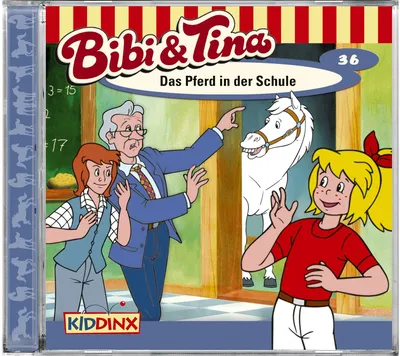 Bibi & Tina Hörspiel CD Das Pferd in der Schule Kiddinx Deutsch ab 4 Jahre