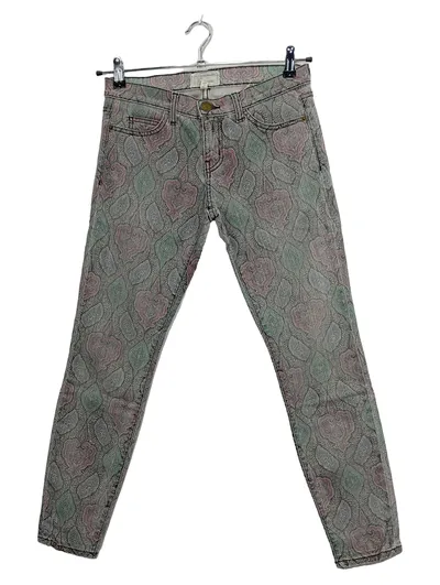 Current/Elliott Skinny Jeans Damen Gr. 36 W28 Paisley Muster Bohemian