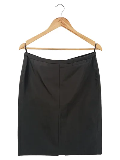 CINQUE Bleistiftrock Damen Gr. 38/M Schwarz Business Elegant Midi Rock