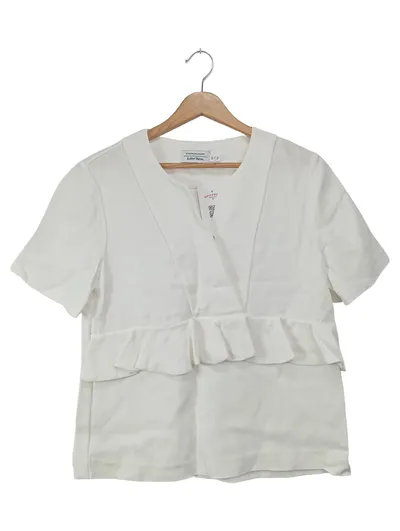 & OTHER STORIES Bluse Damen 36/S Weiß Elegant Klassisch Vintage