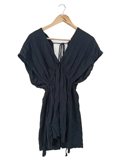 ASOS DESIGN Damen Freizeitkleid Gr. 36/S Schwarz Bohemian Vintage
