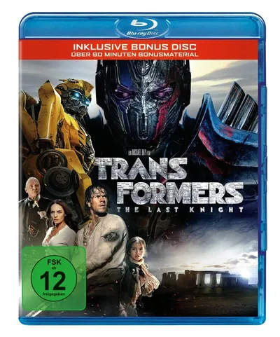Transformers: The Last Knight Blu-Ray Michael Bay Science-Fiction Film