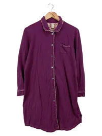 HESSNATUR Nachthemd Damen Gr. 38/M Lila Klassisch Baumwolle 1