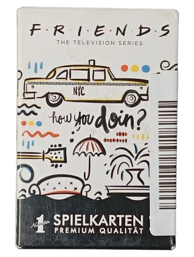 Winning Moves Friends Kartenspiel Premium Qualität Spielkarten TV Serie