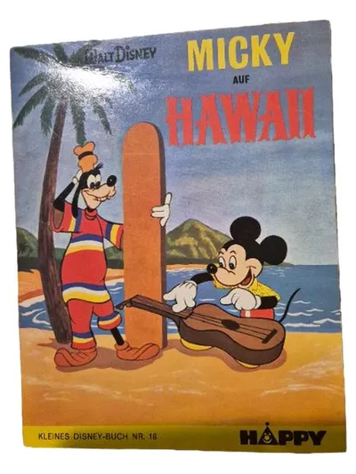 Micky Maus & Goofy auf Hawaii Comic Walt Disney Taschenbuch Retro