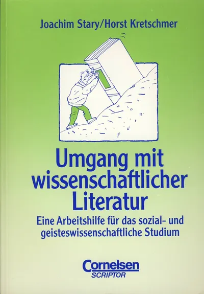 Kretschmer/Stary: Umgang mit wissenschaftlicher Literatur, Taschenbuch