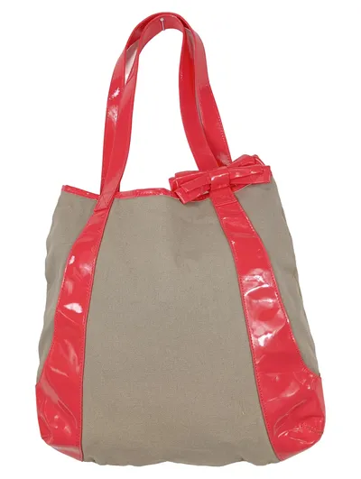 CACHAREL Damen Henkeltasche Beige Elegant Vintage Shopper 35x36cm Stoff